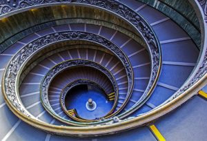 Escalier des Musées du Vatican © Musées du Vatican