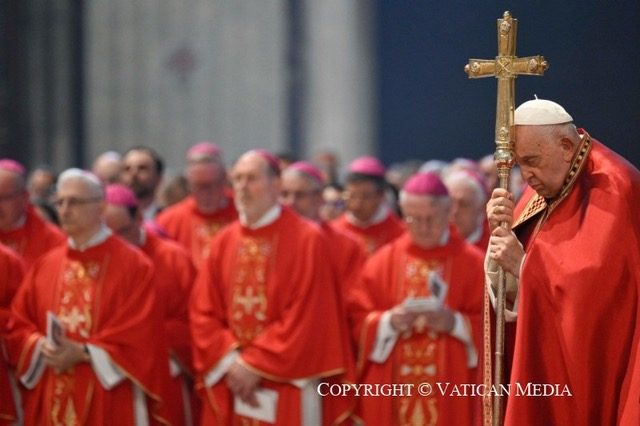 Le pape François a présidé la messe en la Solennité des saints Apôtres Pierre et Paul le 29 juin 2024 © vatican.va
