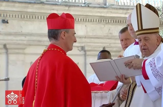 Mgr François-Xavier Bustillo crée cardinal le 30 septembre 2023 par le pape François © vatican.va