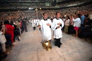 Près de 60 000 personnes ont assisté au Congrès eucharistique national à Indianapolis du 17 au 21 juillet 2024 © catholicnewsagency.com /Jeffrey Bruno