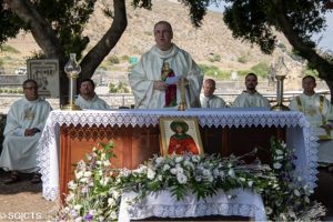 Frère Francesco Patton dans son homélie en la fête de sainte Marie Madeleine © Custodie de Terre Sainte