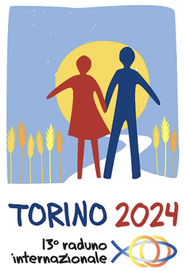 Logo de la rencontre 2024 des END © torino2024.equipes-notre-dame.com