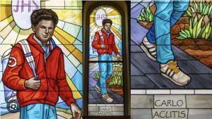 L'idée d'inclure une image de Carlo dans l'un des deux vitraux non décorés de l'église est venue du conseil pastoral © Aleteia