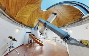 Un des deux télescopes, installés dans les majestueuses Coupoles Barberini © observatoire du Vatican