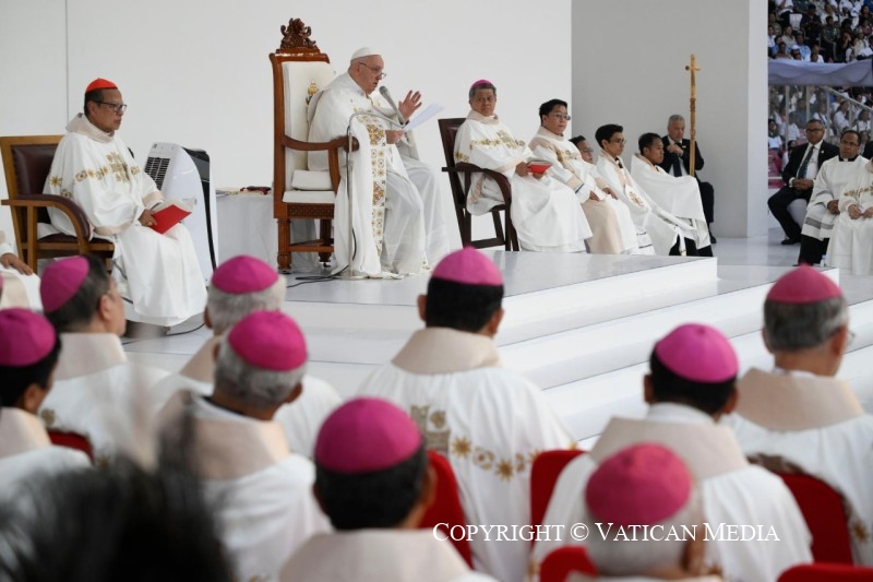 Voyage apostolique en Indonésie : Sainte Messe à Jakarta, 5 septembre 2024 © Vatican Media