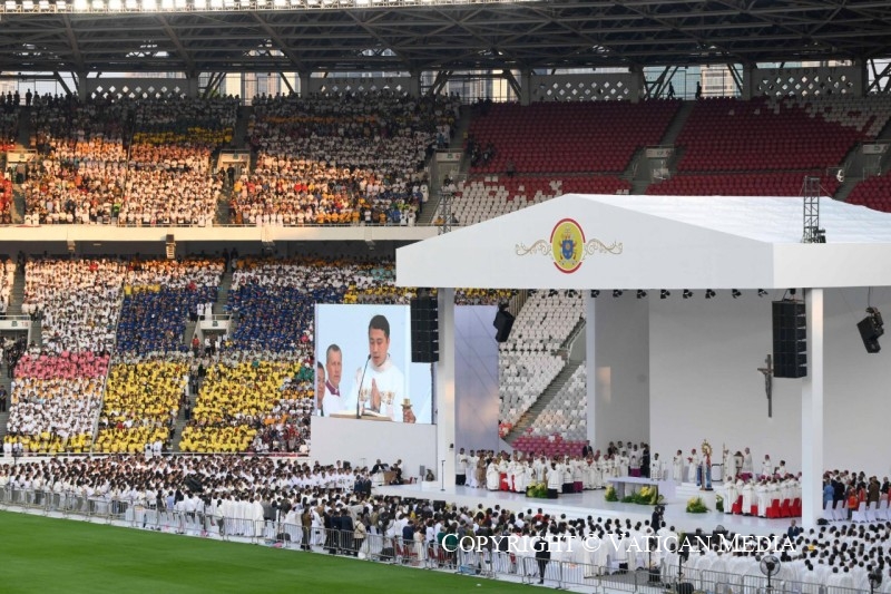 Voyage apostolique en Indonésie : Sainte Messe à Jakarta, 5 septembre 2024 © Vatican Media