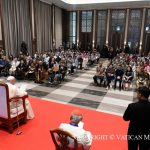 Voyage apostolique en Indonésie : Rencontre avec les bénéficiaires d'organisations caritatives, 5 septembre 2024 © Vatican Media