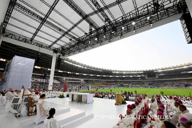 Voyage apostolique en Indonésie : Sainte Messe à Jakarta, 5 septembre 2024 © Vatican Media