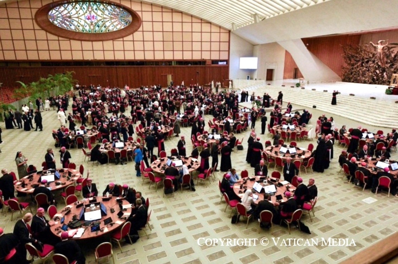 Les francophones participant au Synode viennent, entres autres, de nombreux pays d'Afrique, du Canada, de France, de Belgique et du Liban © Vatican Media