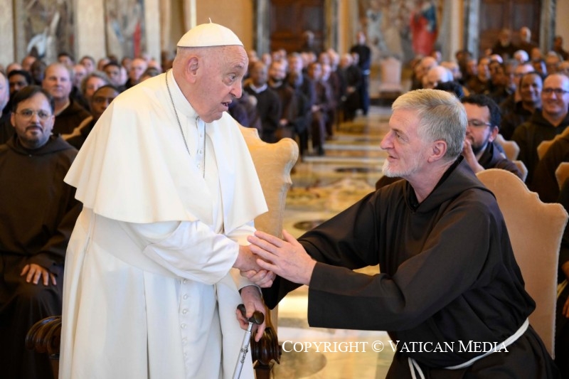 Discours aux participants au Chapitre Général de l'ordre des Frères Mineurs Capucins, 31 août 2024 © Vatican Media