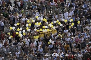 La foule rassemblée pour l’Angélus du 22 septembre 2024 © Vatican Media