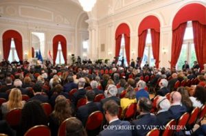 Discours aux autorités, au Corps diplomatique et à la société́ civile du Luxembourg © Vatican Media