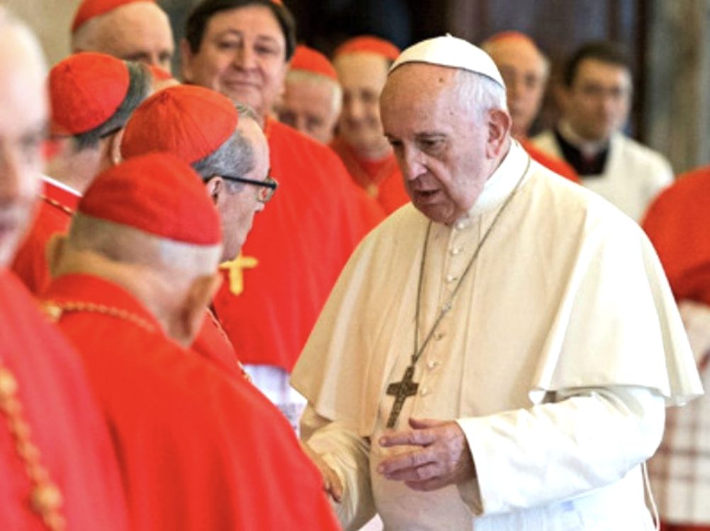 Le pape demande aux cardinaux que « le déficit zéro ne soit pas seulement un objectif théorique, mais un but réellement réalisable » © vatican.va