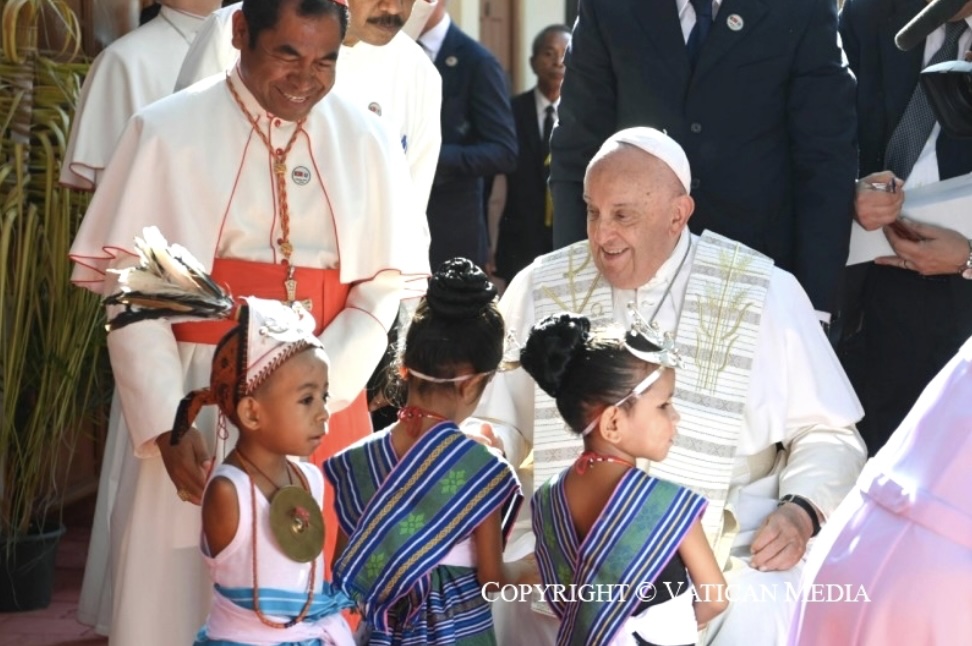 Le pape était à Dili, au Timor oriental du 9 au 11 septembre © Vatican Media