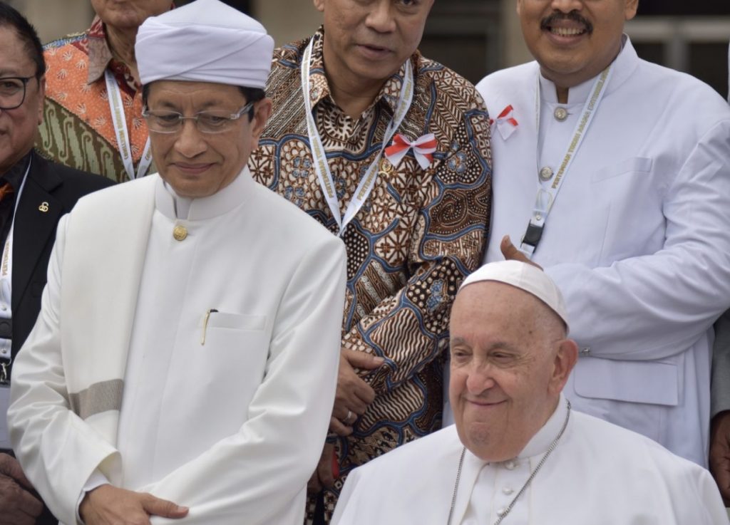 Le pape François et le grand imam de la mosquée Istiqlal de Jakarta, le 5 septembre 2024 © Ad Extra