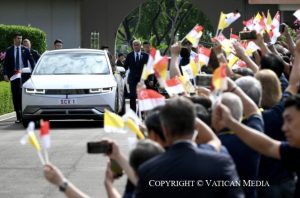 Le pape François était à Singapour les 12 et 13 septembre 2024  © Vatican Media