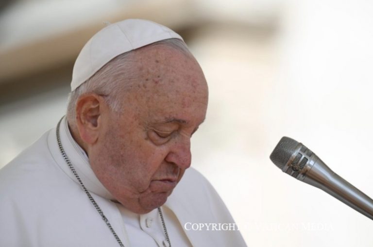 Le pape François lors de l’Audience généralme du 18 septembre 2024 © Vatican Media