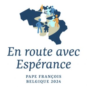 Logo et thème de la visite pastorale du pape en Belgique © cathobel.be