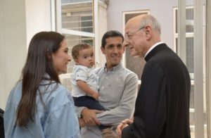 Mgr Ocáriz lors de son séjour à Medellín (Colombie)