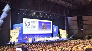 Mot d'accueil du cardinal Ulrich au palais des congrès © S. D. / Diocèse de Paris