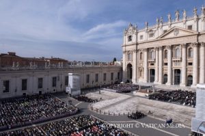 Place Saint-Pierre, jour d’audience générale © Vatican Media