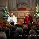 Voyage apostolique en Belgique : Rencontre avec les professeurs universitaires, 27 septembre 2024 © Vatican Media