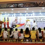 « Que ta foi soit ta culture », thème de la rencontre des jeunes avec le pape François au Timor oriental © Vatican Media