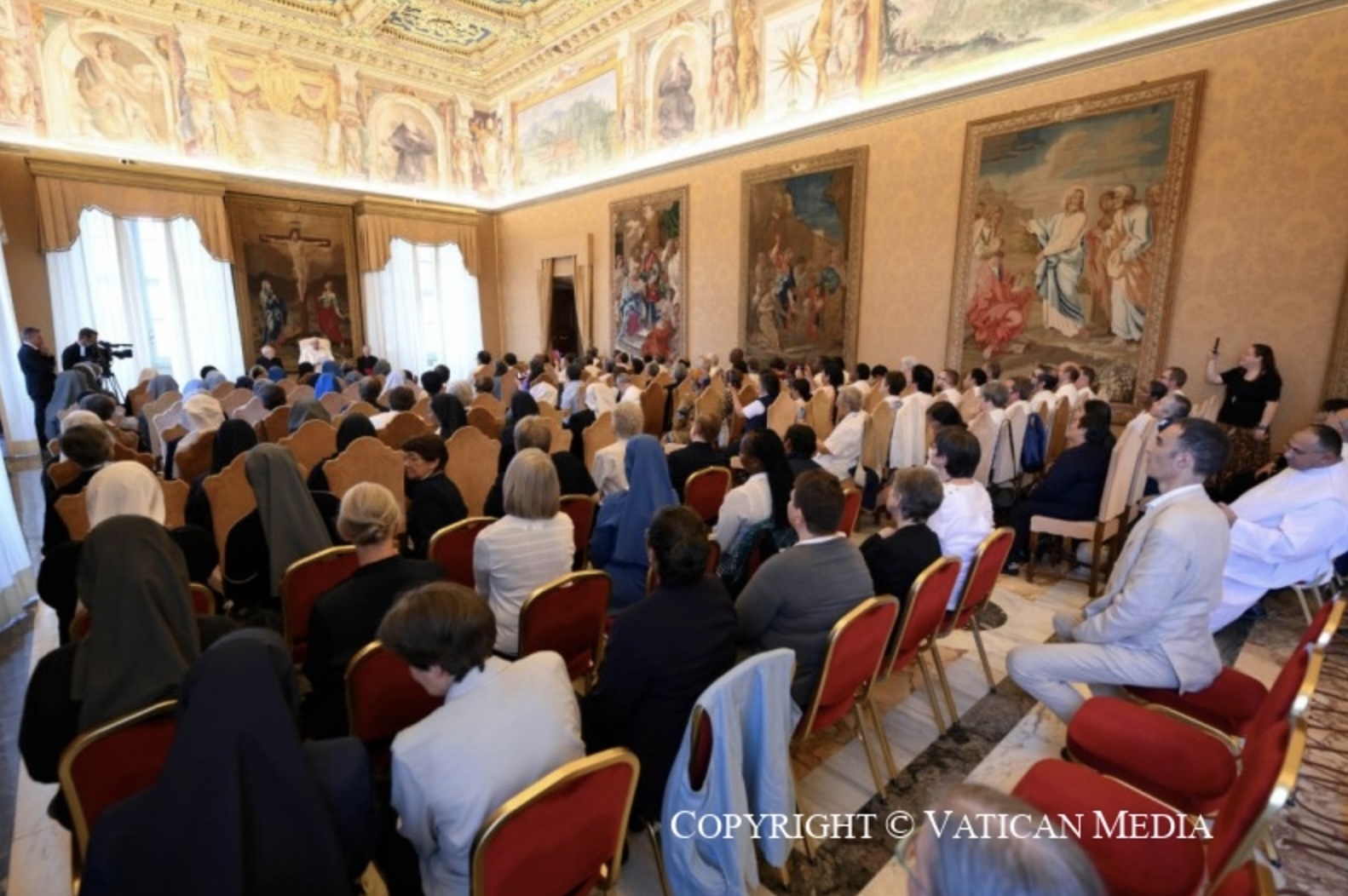 Salle du Consistoire au Vatican, lieu de nombreuses rencontres © Vatican Media