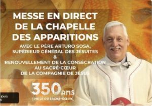  A Paray-Le-Monial, le Supérieur général des jésuites dans le monde renouvelle la consécration de la Compagnie de Jésus au Sacré Cœur