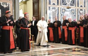 Une réforme de la Curie romaine entamée il y a dix ans par le pape François © vatican media