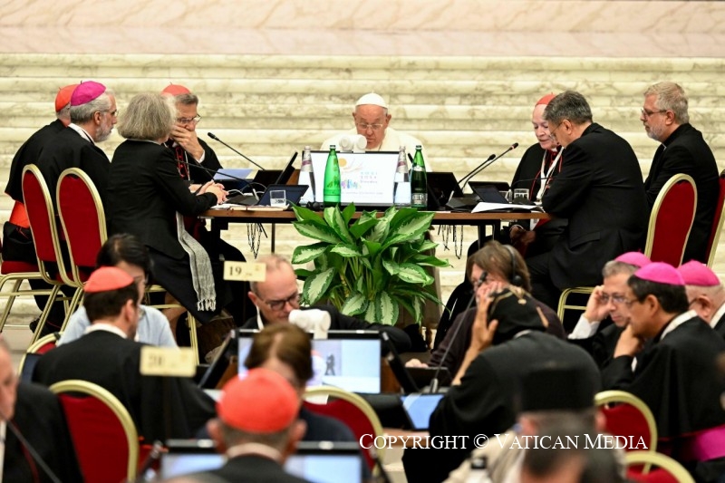 Synode des évêques : le discours du pape lors de la 1re Congrégation générale, 2 octobre 2024 © Vatican Media