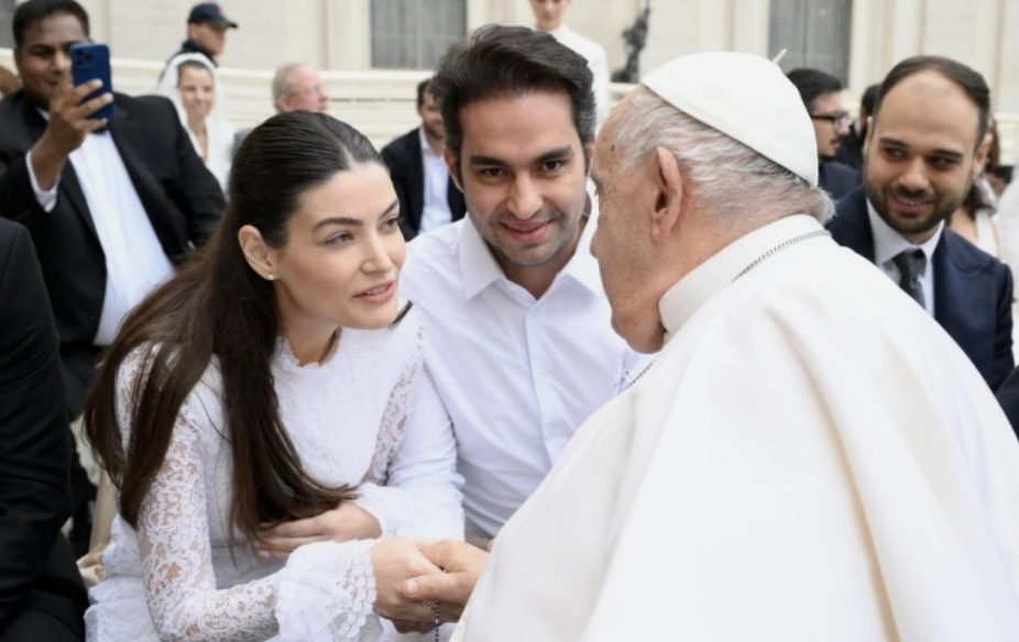 Lors de l'audience de ce mercredi 23 octobre 2024, le pape a parlé du mariage et des familles © Vatican Media