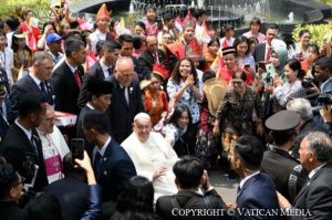 Le pape lors de son voyage apostolique en Indonésie, icic à Jakarta © Vatican Media