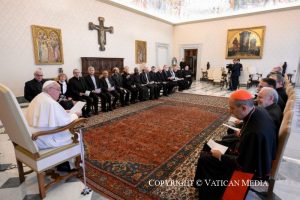 Discours du pape aux participants à la session plénière de la Commission théologique internationale © Vatican Media