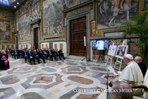 Acte commémoratif à l'occasion de l'anniversaire du Traité de paix et d'amitié entre l'Argentine et le Chili, 25 novembre 2024 © Vatican Media