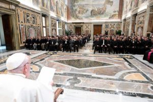 Aux participants à la Conférence organisée par le Dicastère des Causes des Saints, 14 novembre 2024 © Vatican Media