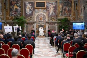 Acte commémoratif à l'occasion de l'anniversaire du Traité de paix et d'amitié entre l'Argentine et le Chili, 25 novembre 2024 © Vatican Media