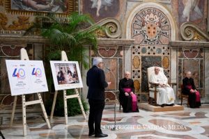 Acte commémoratif à l'occasion de l'anniversaire du Traité de paix et d'amitié entre l'Argentine et le Chili, 25 novembre 2024 © Vatican Media