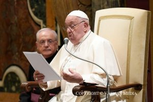 Discours du pape François aux participants à l'Assemblée plénière du Dicastère pour la Communication, 31 octobre 2024 © Vatican Media