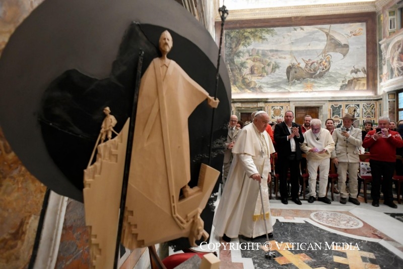 Discours du pape aux délégations du diocèse d'Aoste et des Chanoines du Grand-Saint-Bernard, 11 novembre 2024 © Vatican Media