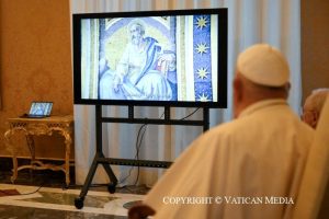 Le pape a encouragé la Fabrique de Saint Pierre à l'origine du projet © Vatican Media 