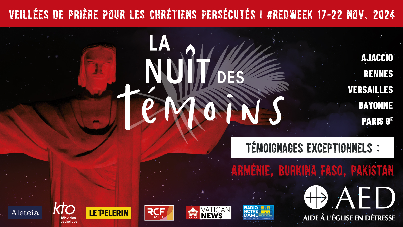 AED Nuit des témoins