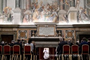 Salle Clémentine, où s’est tenue l'Assemblée plénière du Dicastère pour la Culture et l'Éducation © Vatican Media