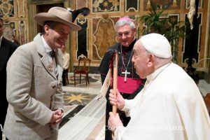 Discours du pape aux délégations du diocèse d'Aoste et des Chanoines du Grand-Saint-Bernard, 11 novembre 2024 © Vatican Media