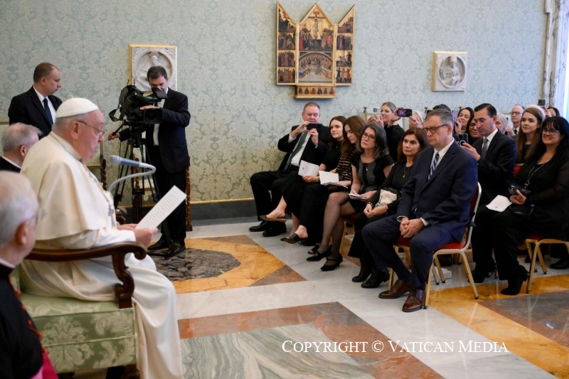 Discours du pape à la délégation du réseau de philanthropie catholique (FADICA), 11 novembre 2024 © Vatican Media