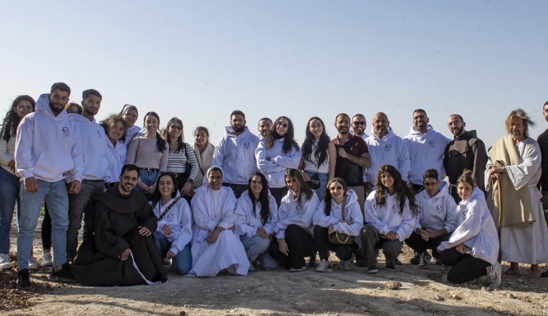 Jeunes réunis pour la fête de la Bienheureuse Vierge, Reine de Palestine © custodia.org