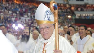 Le cardinal Baltazar Porras, légat pontifical du pape au CAM 6, a présidé́ la cérémonie d'ouverture (@CAM6) © CAM 6 Puerto Rico