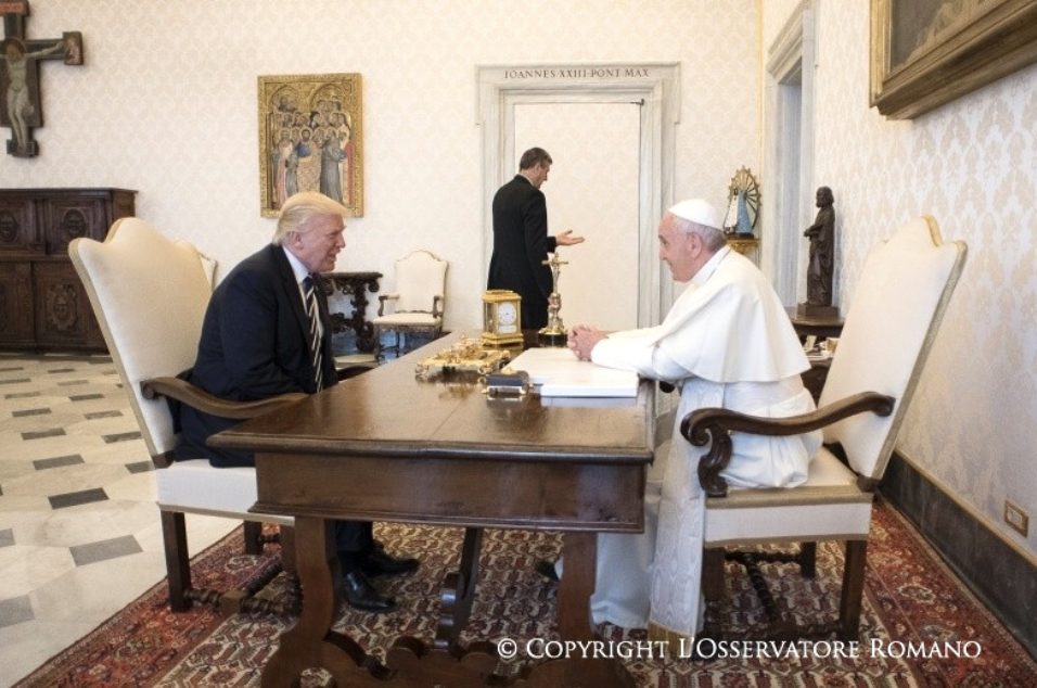 Le pape a rencontré Donald Trump le 24 mai 2017 © Vatican Media