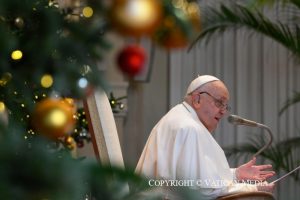 Vœux de Noël du pape François à la Curie romaine, 21 décembre 2024 © Vatican Media 