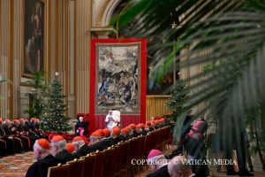 Vœux de Noël du pape François à la Curie romaine, 21 décembre 2024 © Vatican Media 